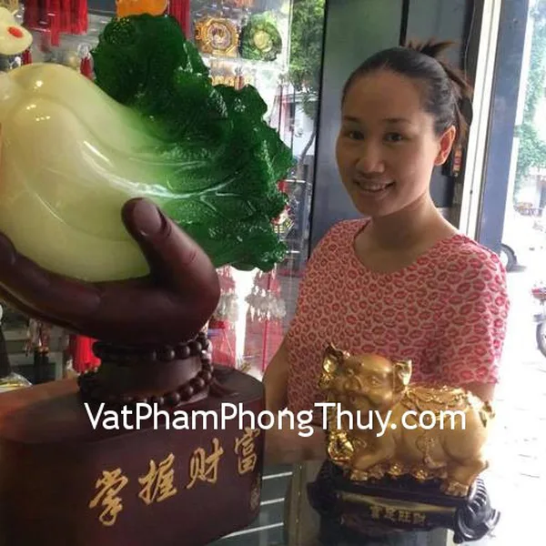 Chị Oanh- Khách hàng mua Bắp Cải và Heo phong thuỷ H180G, H384G