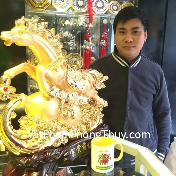 Anh Đức Anh- khách hàng mua ngựa vàng trên hồ lô G114A