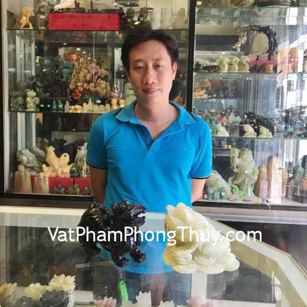 Anh Nhật - Khách hàng mua Tỳ hưu bắc kinh đen BKD-M và Thiềm thừ cẩm thạch CTT-M