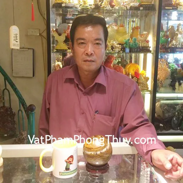 Chú Đạt- khách hàng mua quả cầu đá mắt mèo M183-S2-4119