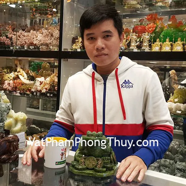 Anh Phú - khách hàng mua thiềm thừ lam ngọc GM027