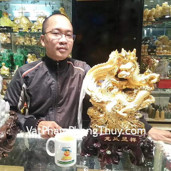 Anh Khanh - Khách hàng mua Tượng long phụng tường trình C071A