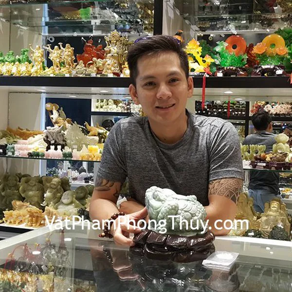 Anh Tuấn - khách hàng mua thiềm thừ ngọc phỉ thúy NS168
