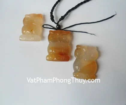 Cú mèo thạch anh vàng FS6058