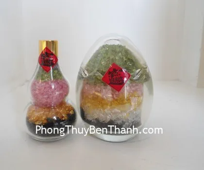 Hồ lô ngũ hành thạch anh nhỏ K031
