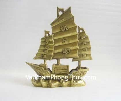 Thuyền đầu rồng lam ngọc nhỏ GM130