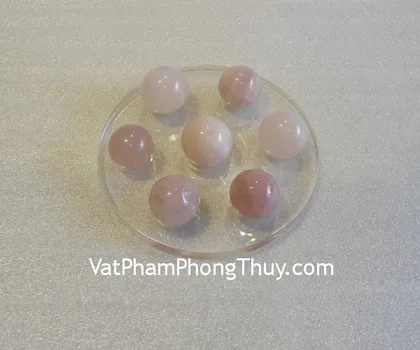 Đĩa thất tinh thạch anh hồng nhỏ FGM091