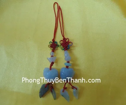 Móc đt 1 heo+1 nén vàng Miến Điện S352