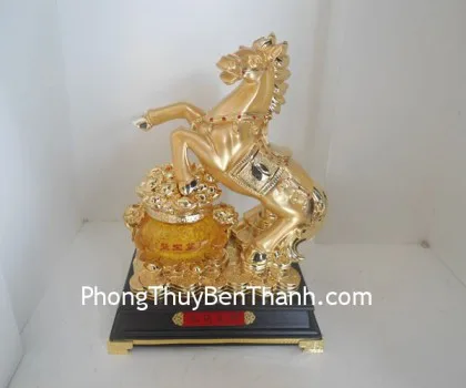 Ngựa lập mã phát tài vàng trung FY211