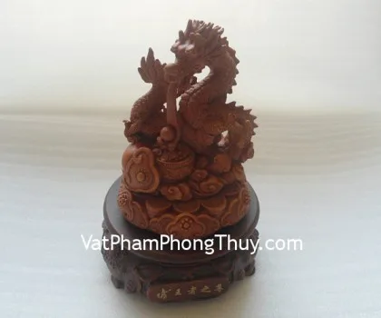 Rồng gỗ, đế xoay tròn- Vương giả trí tôn E146