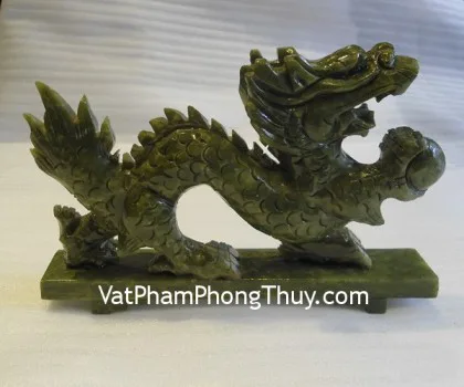 Rồng lam ngọc đế vuông lớn M098