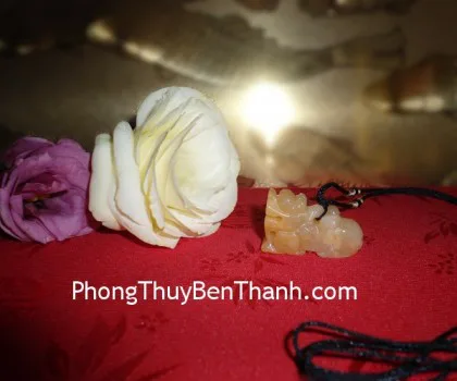Tỳ hưu đá Hoàng Long đứng tròn nhỏ FS025