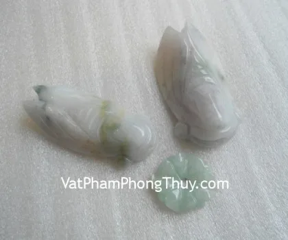 Ve ngọc Phỉ Thúy xanh sáng nhỏ S6509