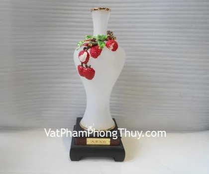 Bình bạch ngọc đính trái vải - đại cát đại lợi FH475G