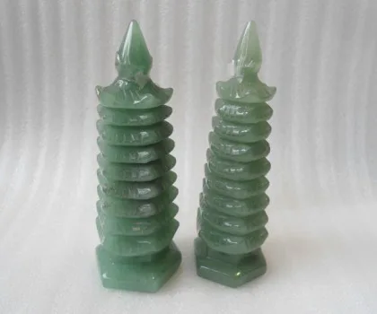 Tháp văn xương bạch ngọc 7 tầng FGM067
