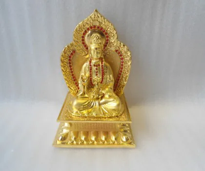 Phật quan âm vàng trung H257G