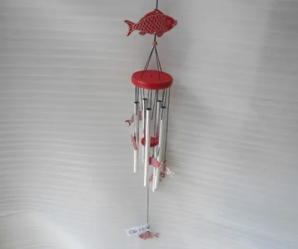 Chuông gió 9 vòng gỗ - 6 ống FCG1208