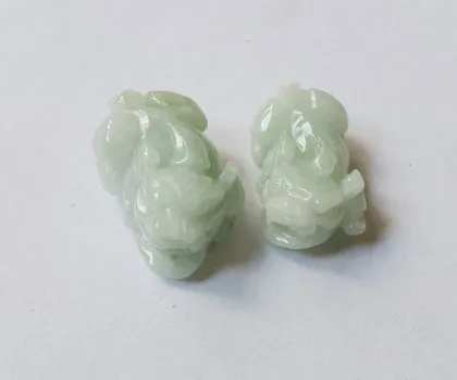 Mặt tỳ hưu phỉ thúy A+ nhỏ S6283