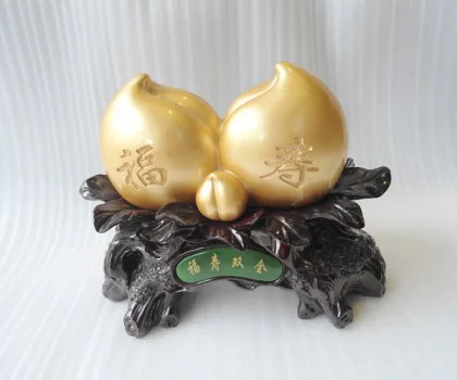 Đào tiên vàng đế gỗ - phước thọ song toàn FA255