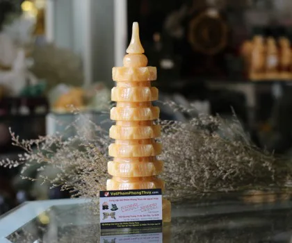 Tháp văn xương lam ngọc 9 tầng lớn FGM054