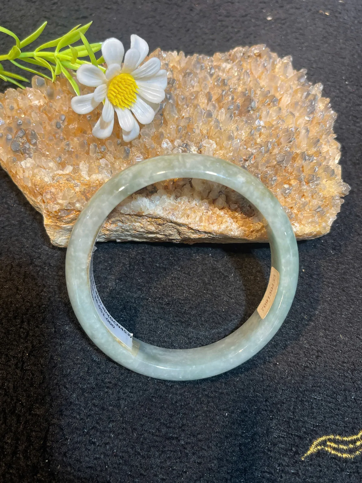 Vòng cẩm thạch vân đậm A+++ GCN (709130453) S6624-S5-14780