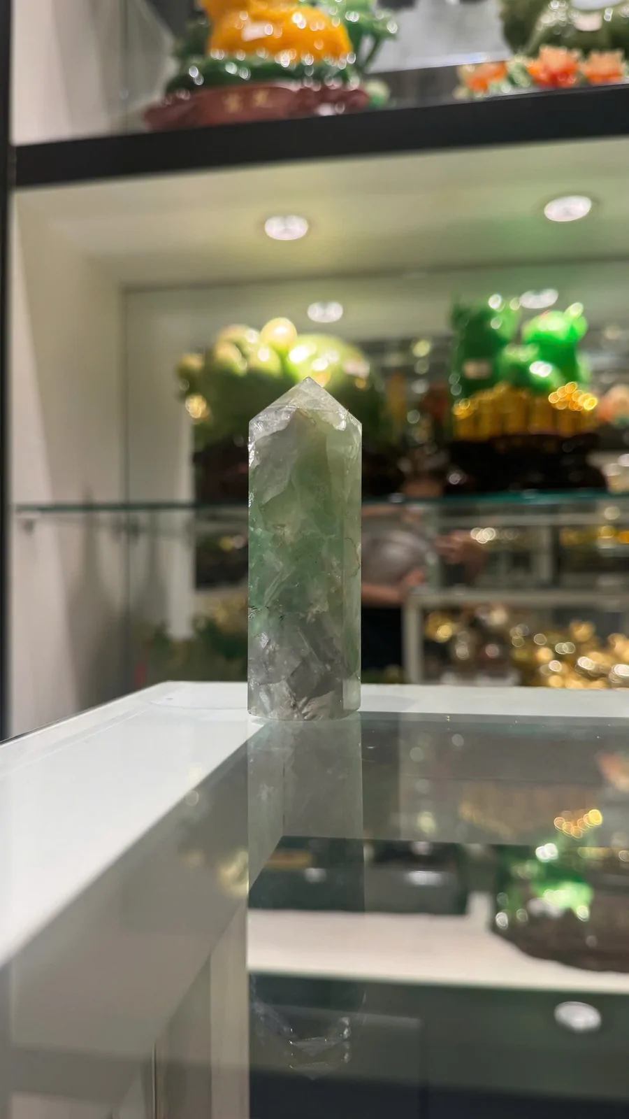 Trụ đá dạ quang xanh H052-4-841