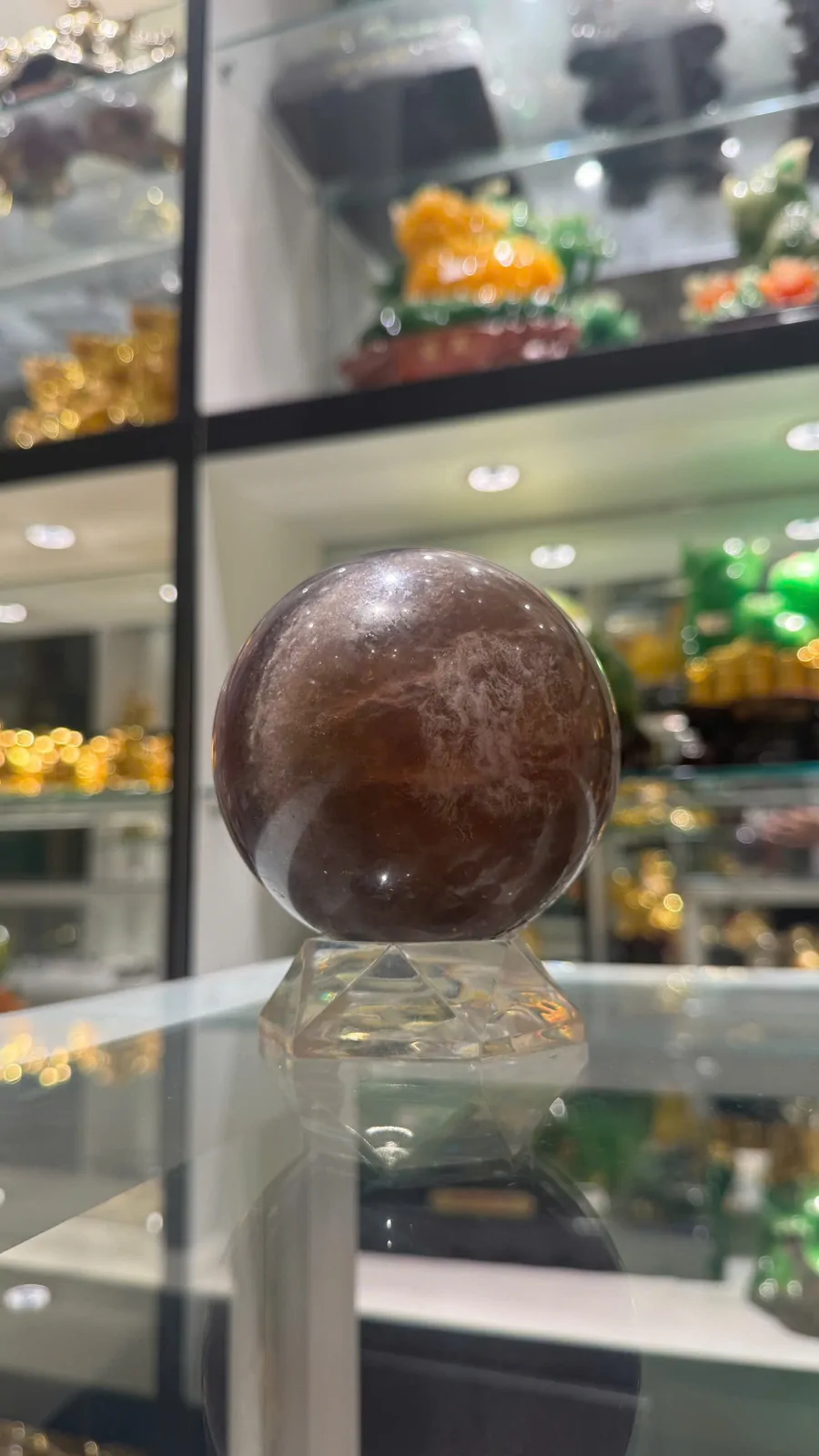 Cầu đá dạ quang xanh K066-S4-3896