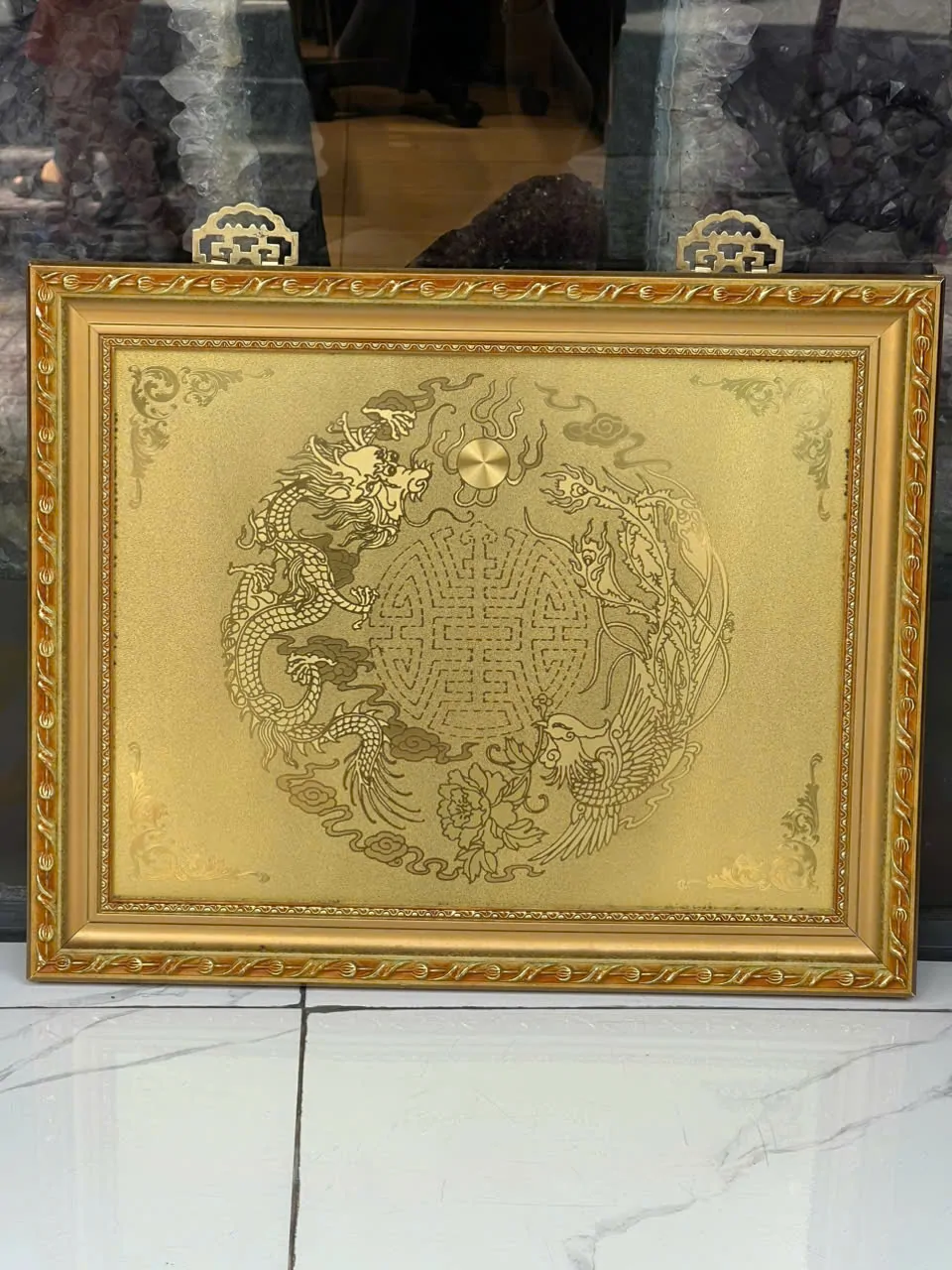 Tranh đồng Long Phụng TD02