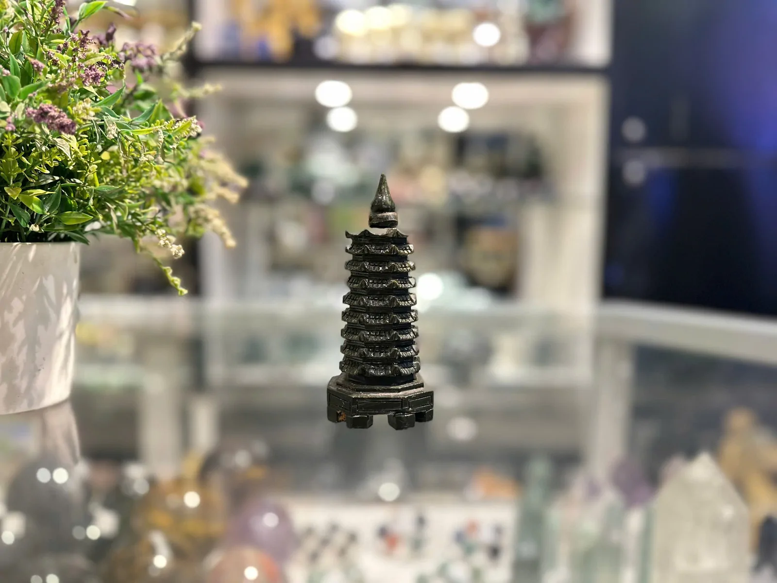 Tháp văn xương lam ngọc 9 tầng nhỏ HM067
