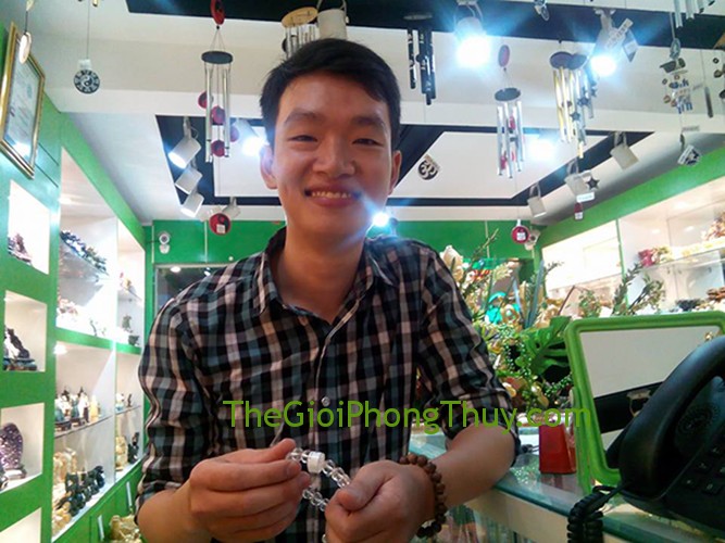 Anh Tùng - khách hàng mua chuỗi thạch anh trắng FS6105-F1-1709