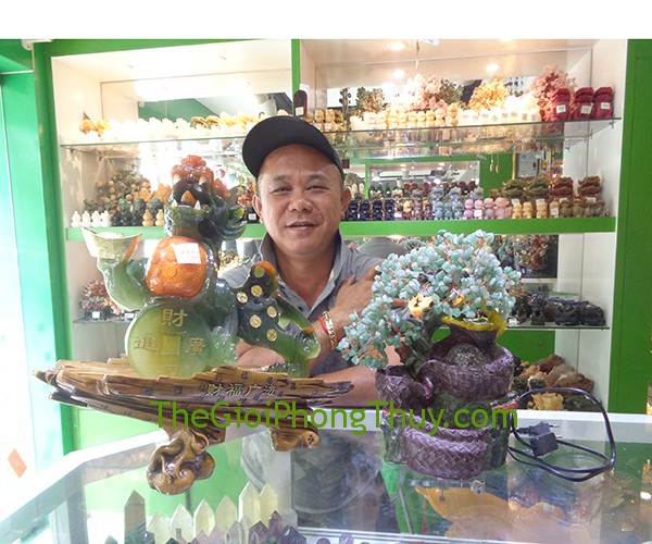 Anh Huy - Khách hàng mua cây tài lộc phong thủy luân FHCA256 và Tỳ Hưu FH121G