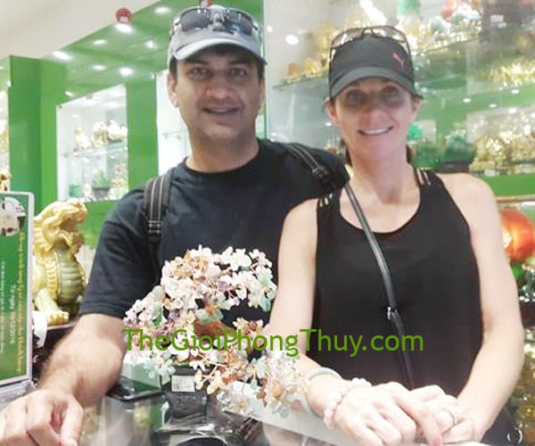 Anh KHAWAR ANUAR -Khách mua Cây tài lộc nhiều màu chậu cao chữ nhật FKC006, 	Chuỗi thạch anh hồng A+Madagascar FS6218-F3-2183