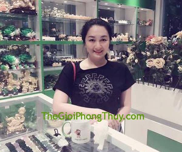 Chị Hà-Khách mua Tỳ hưu bạch ngọc nguyên bảo nhỏ FGM004,Ngọc bội quan âm Phỉ Thúy A+ FS6419