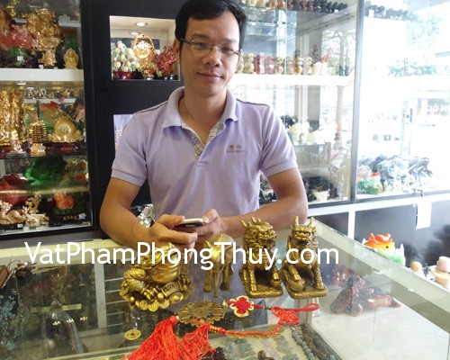 Anh Nhất - khách hàng mua kỳ lân đồng, voi đồng , thiềm thừ đồng, xâu tiền ngũ phúc lâm môn
