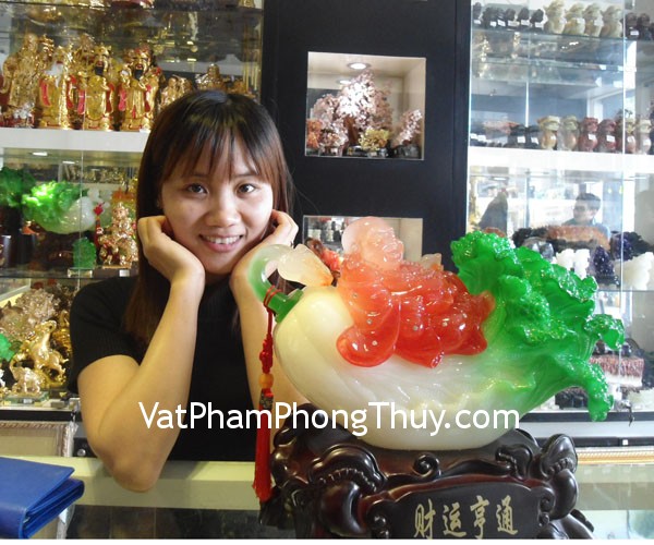 Chị Hương - khách hàng mua tượng bắp cải H189G