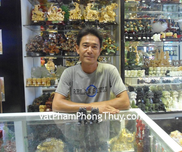 Anh Cường  - khách hàng mua tỳ hưu bắc kinh đen BKD-S