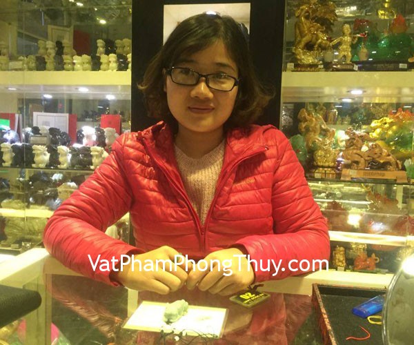 Chị Phương- khách hàng mua tỳ hưu ngọc Phỉ thúy S2000