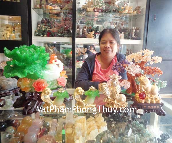 Chị Linh - khách hàng mua Bắp cải xanh trên mẫu đơn K187M, Cặp Rắn vàng E094, Gà vàng H375G, Trâu vàng H400G, Cây tài lộc nhiều màu KC030