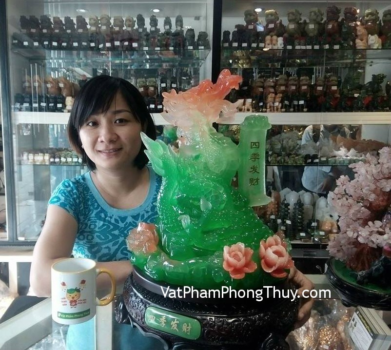 Chị Kim Ngọc - khách hàng mua tượng rồng K158M