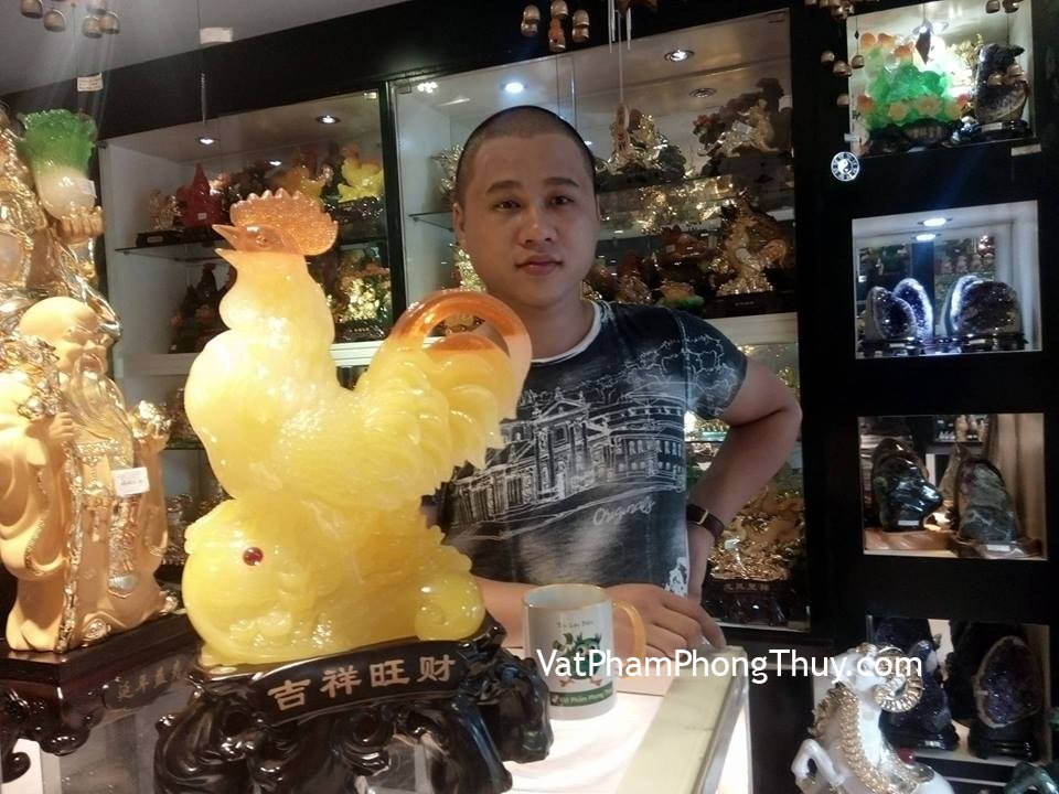Anh Đức - khách hàng mua tượng Gà ngọc vàng trên như ý G052A