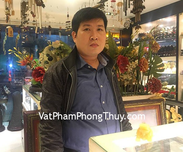 Anh Hải - khách hàng mua long quy đá hoàng long H032, mặt rồng ngọc phỉ thúy S6502