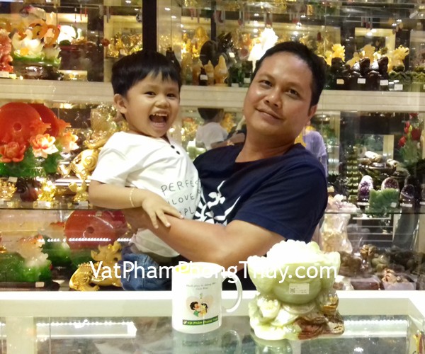 Anh Thật - khách hàng mua Thiềm thừ Cẩm thạch Tây tạngCTT-L